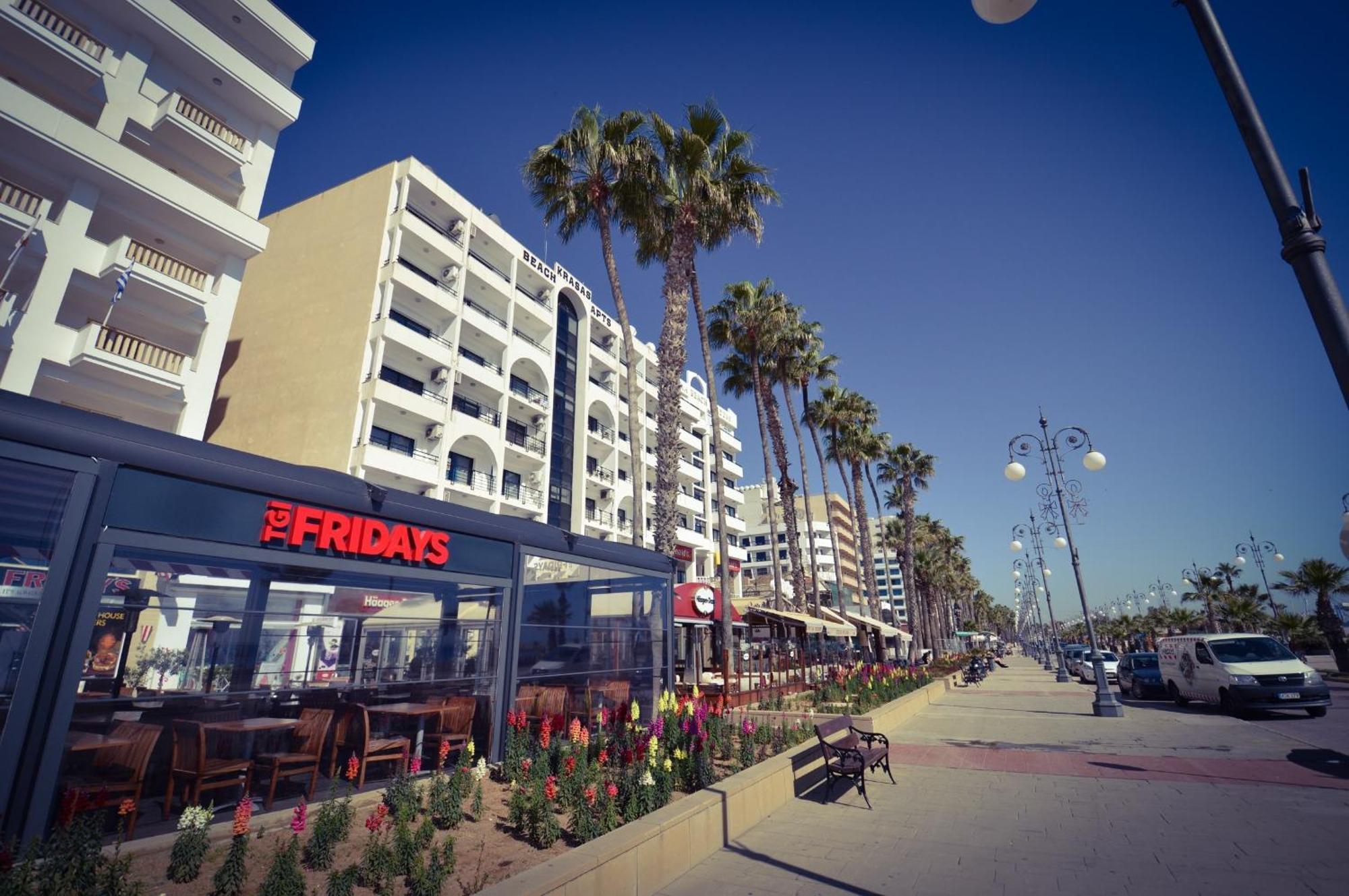 Krasas Beach Apartment Rentals Larnaca Exterior photo